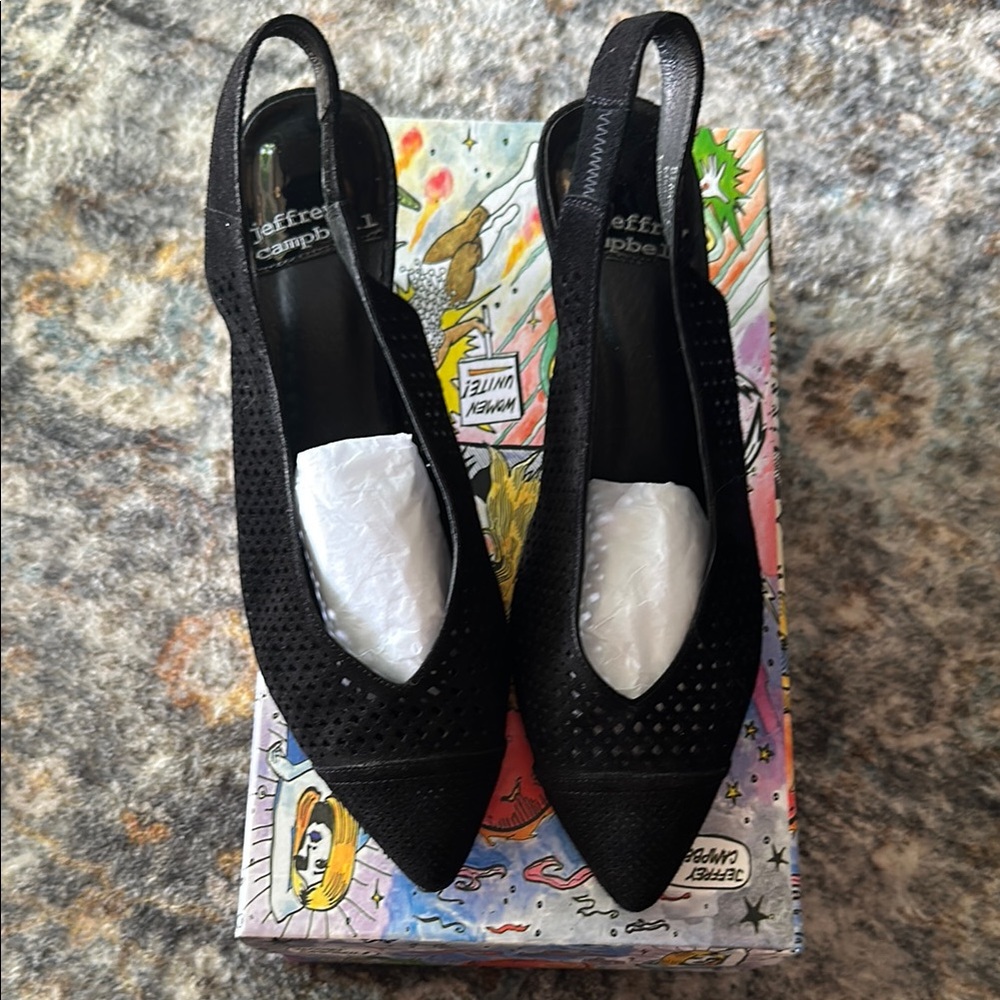 Jeffrey Campbell Black Sophisticated Heels